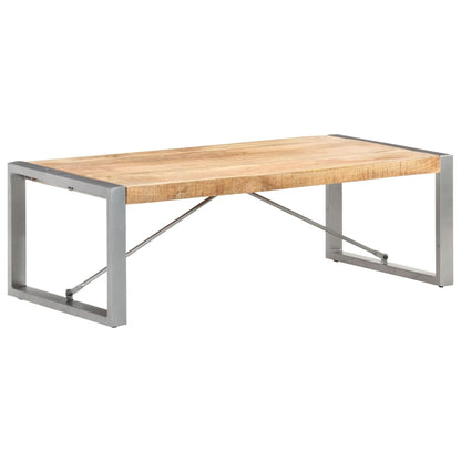 Salontafel 20X60X40 Cm Ruw mangohout