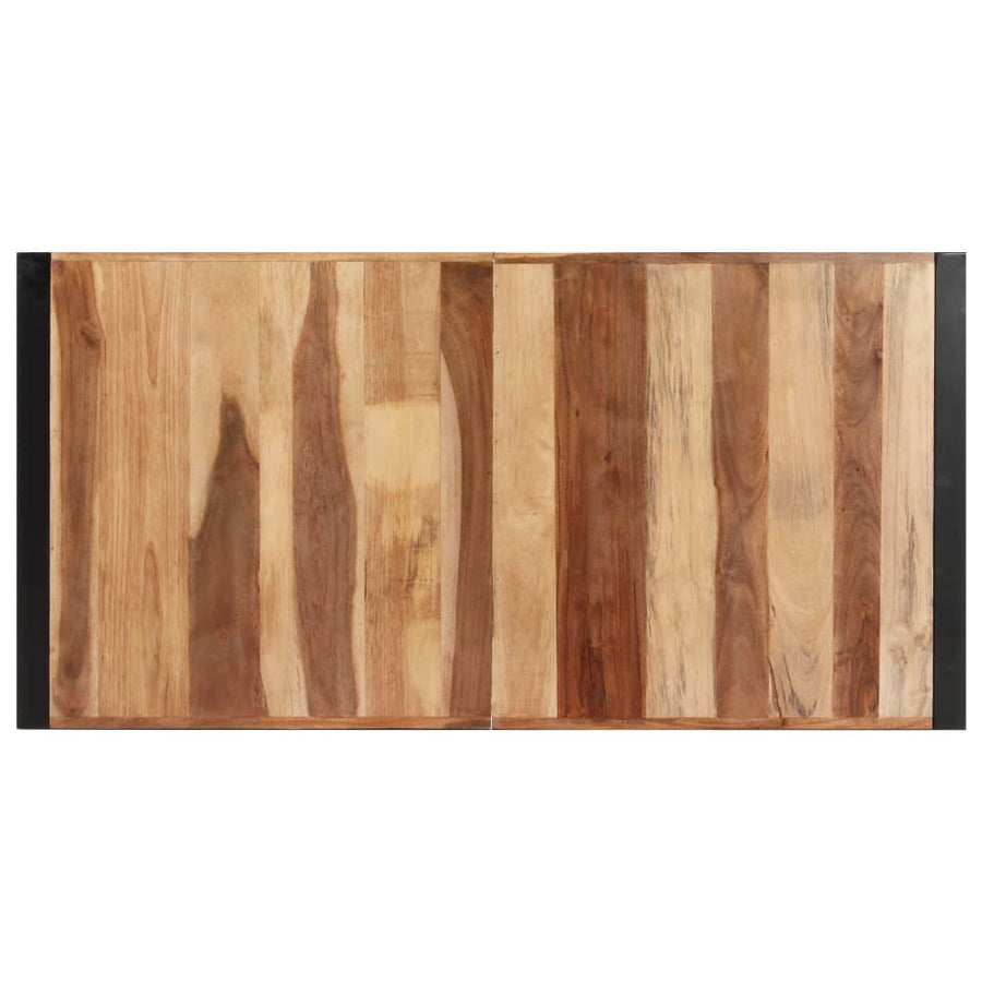 Eettafel 140X70X75 Cm Massief Hout Met Sheesham Afwerking 140 x 70 x 75 cm