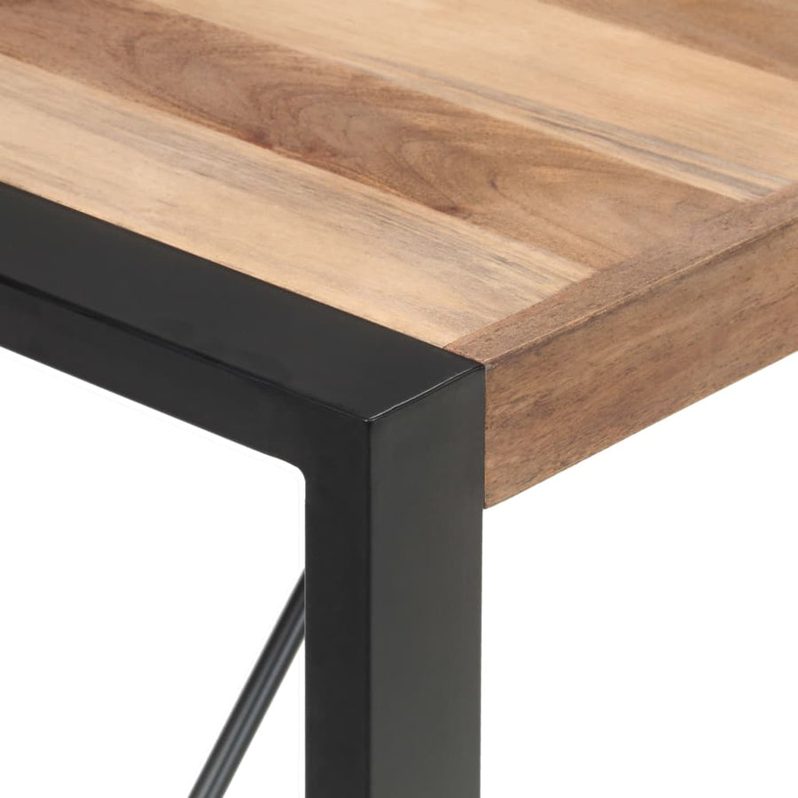 Eettafel 140X70X75 Cm Massief Hout Met Sheesham Afwerking 140 x 70 x 75 cm