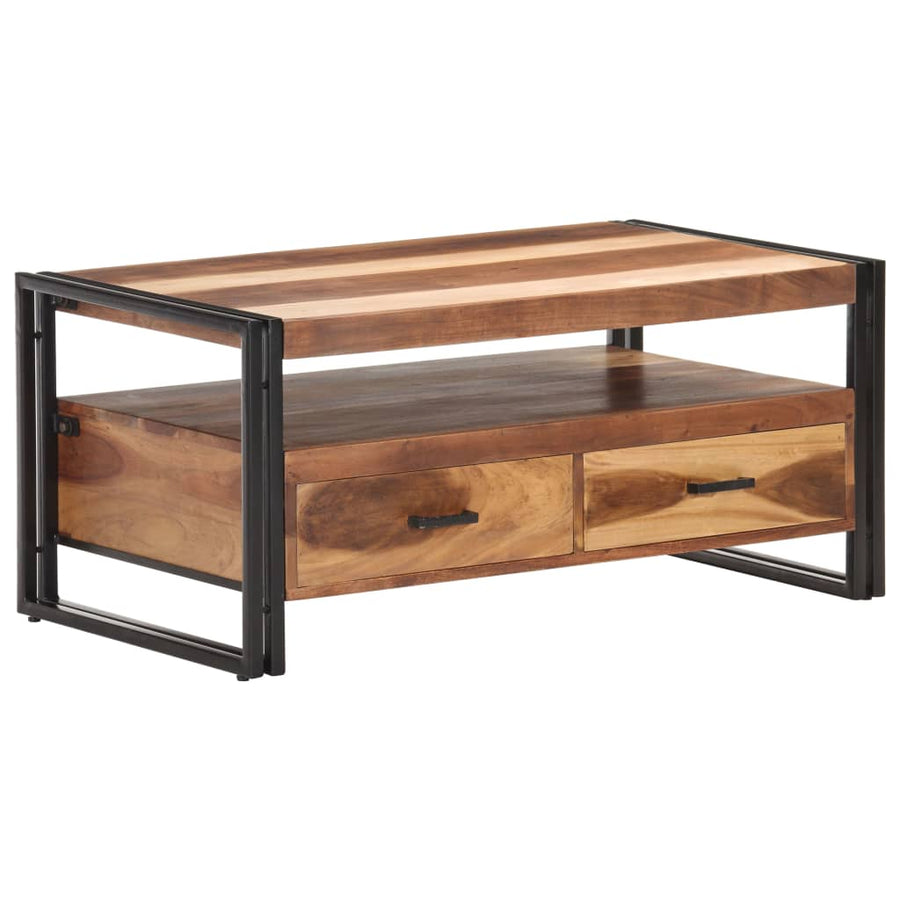 Salontafel 100x55x45 cm massief acaciahout