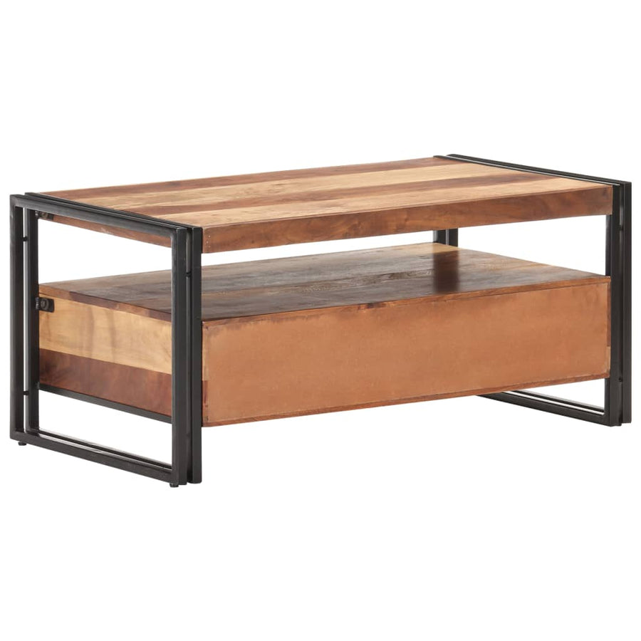 Salontafel 100x55x45 cm massief acaciahout
