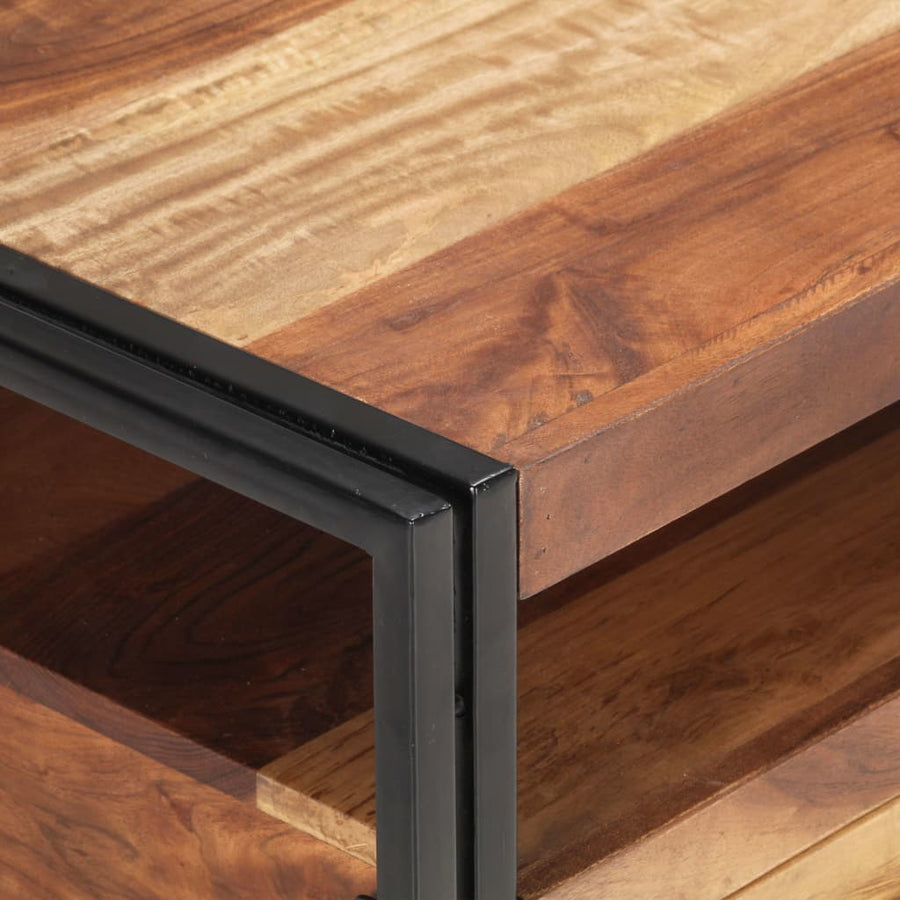 Salontafel 100x55x45 cm massief acaciahout
