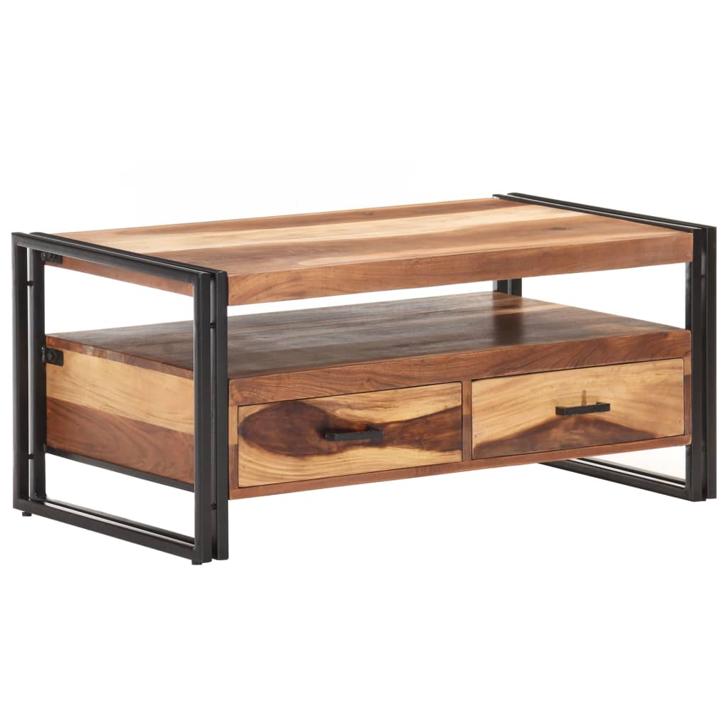Salontafel 100x55x45 cm massief acaciahout