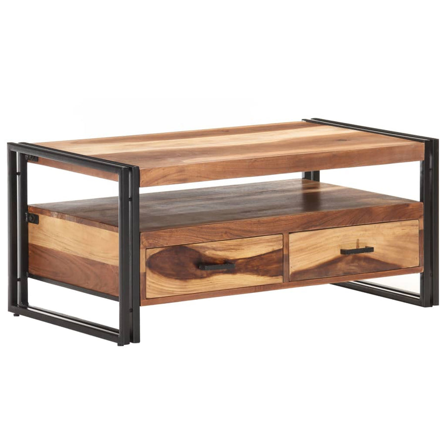 Salontafel 100x55x45 cm massief acaciahout