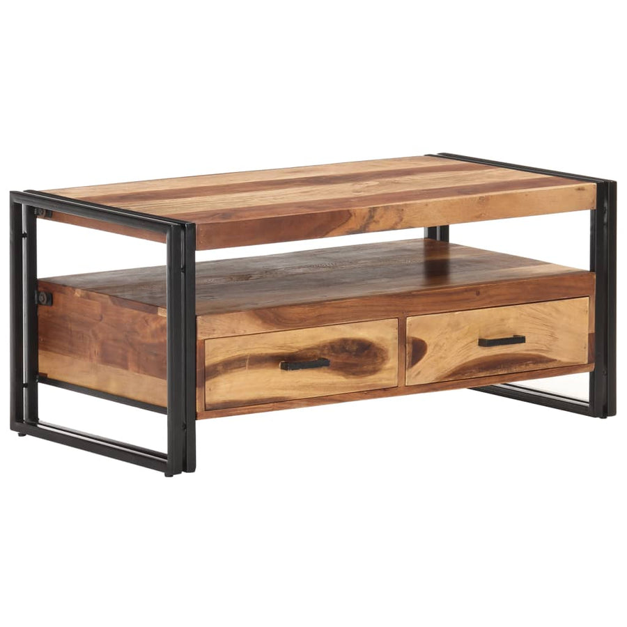 Salontafel 100x55x45 cm massief acaciahout