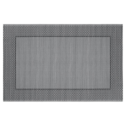 Buitenkleed Pp 190 x 290 cm Zwart en grijs