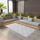 Outdoor rug ARAKIL 160x230 cm PP grey