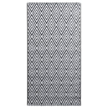 Buitenkleed 80X150 Cm Pp Wit En Zwart 80 x 150 cm