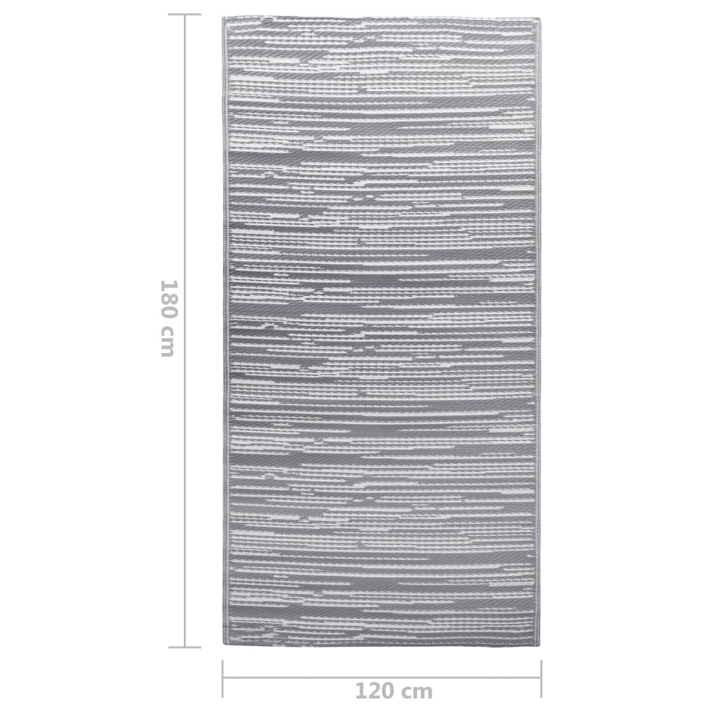 Buitenkleed 120X180 Cm Pp Grijs 120 x 180 cm