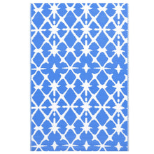 Buitenkleed 80X150 Cm Pp Blauw En Wit 80 x 150 cm