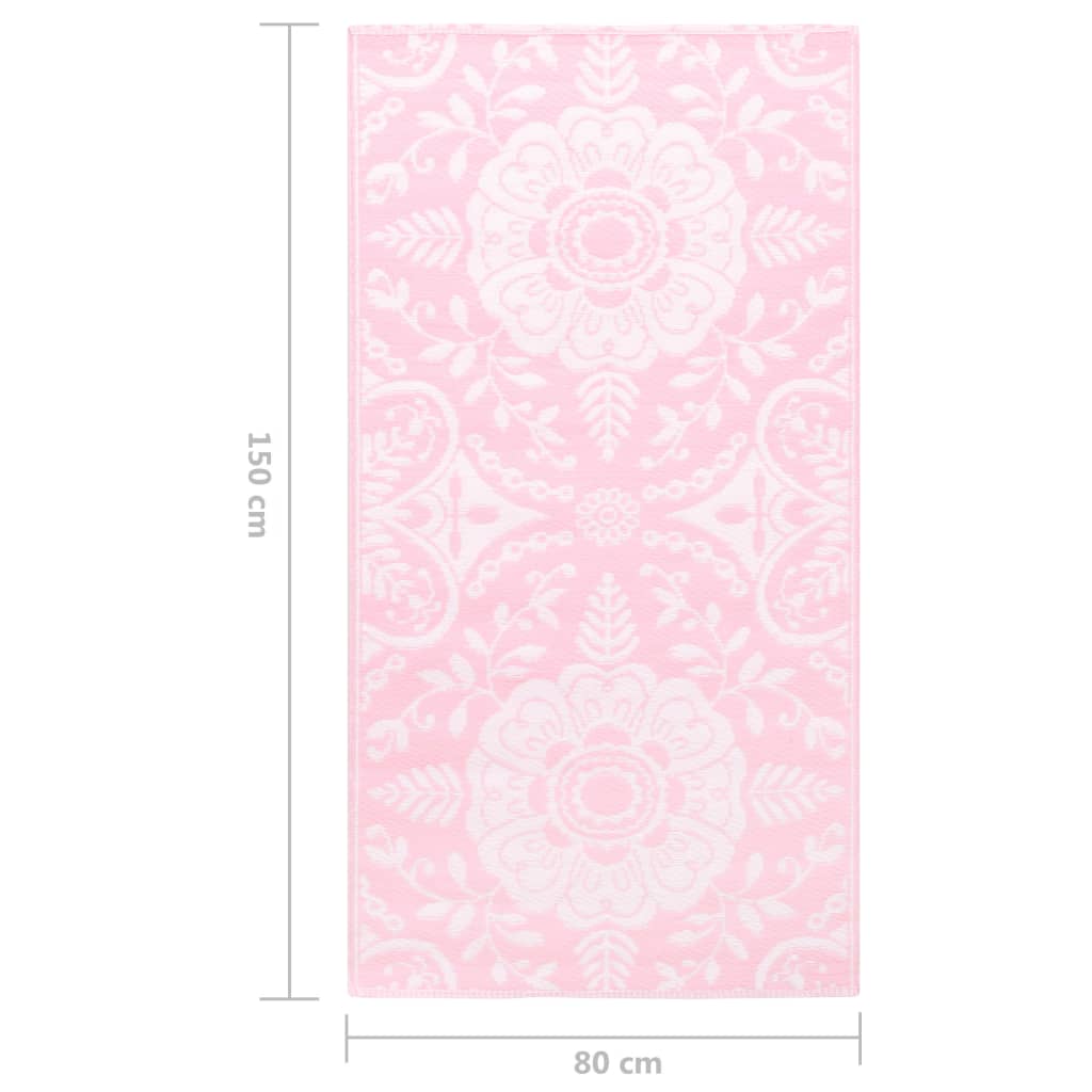 Buitenkleed Pp Roze 80 x 150 cm