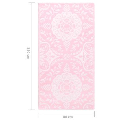 Buitenkleed Pp Roze 80 x 150 cm
