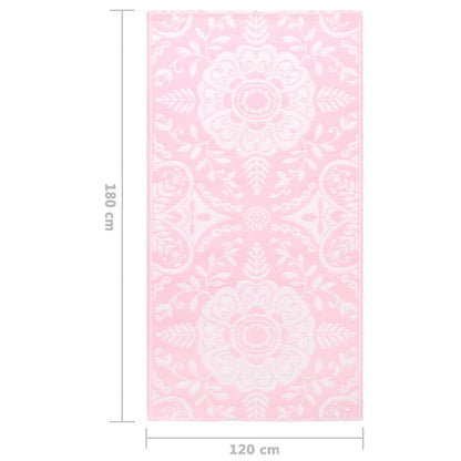 Buitenkleed Pp 120 x 180 cm Roze