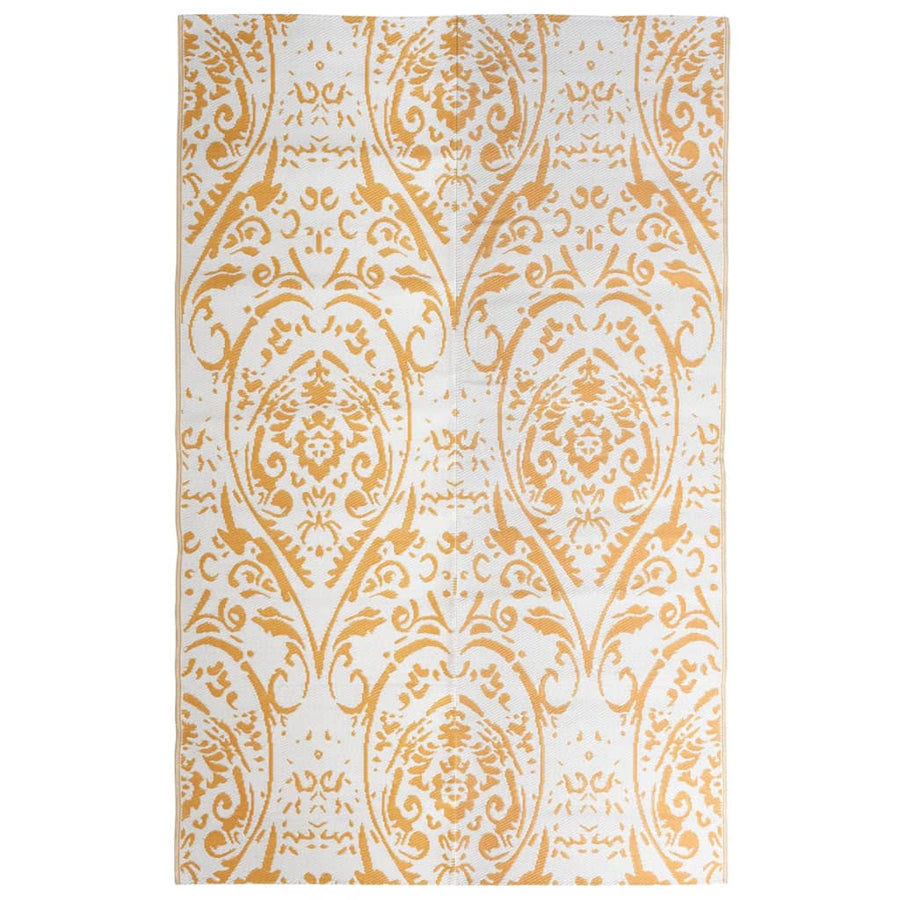 Buitenkleed Pp 190 x 290 cm Oranje en wit