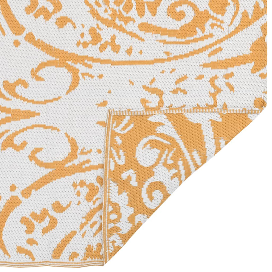 Buitenkleed Pp 190 x 290 cm Oranje en wit