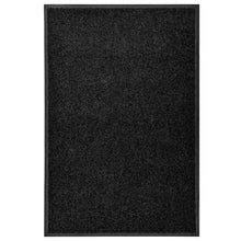 Deurmat Wasbaar 60X90 Cm Zwart