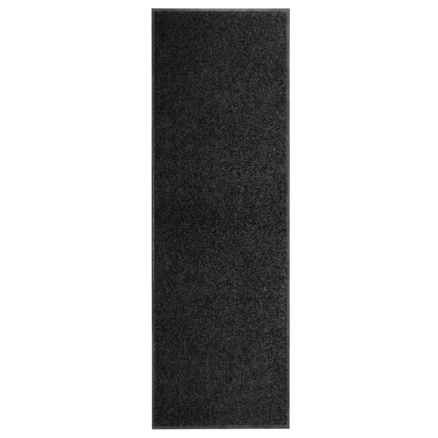 Deurmat Wasbaar 60X90 Cm Zwart