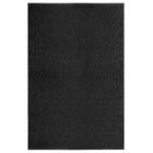Washable doormat 120x180 cm black