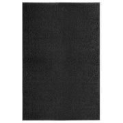 Deurmat wasbaar 120x180 cm zwart polyamide