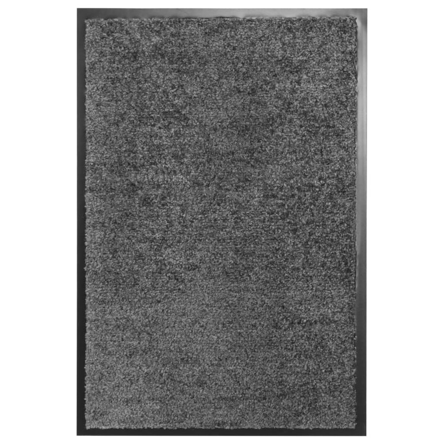 Deurmat wasbaar 40x60 cm antraciet 40 x 60 cm Antraciet
