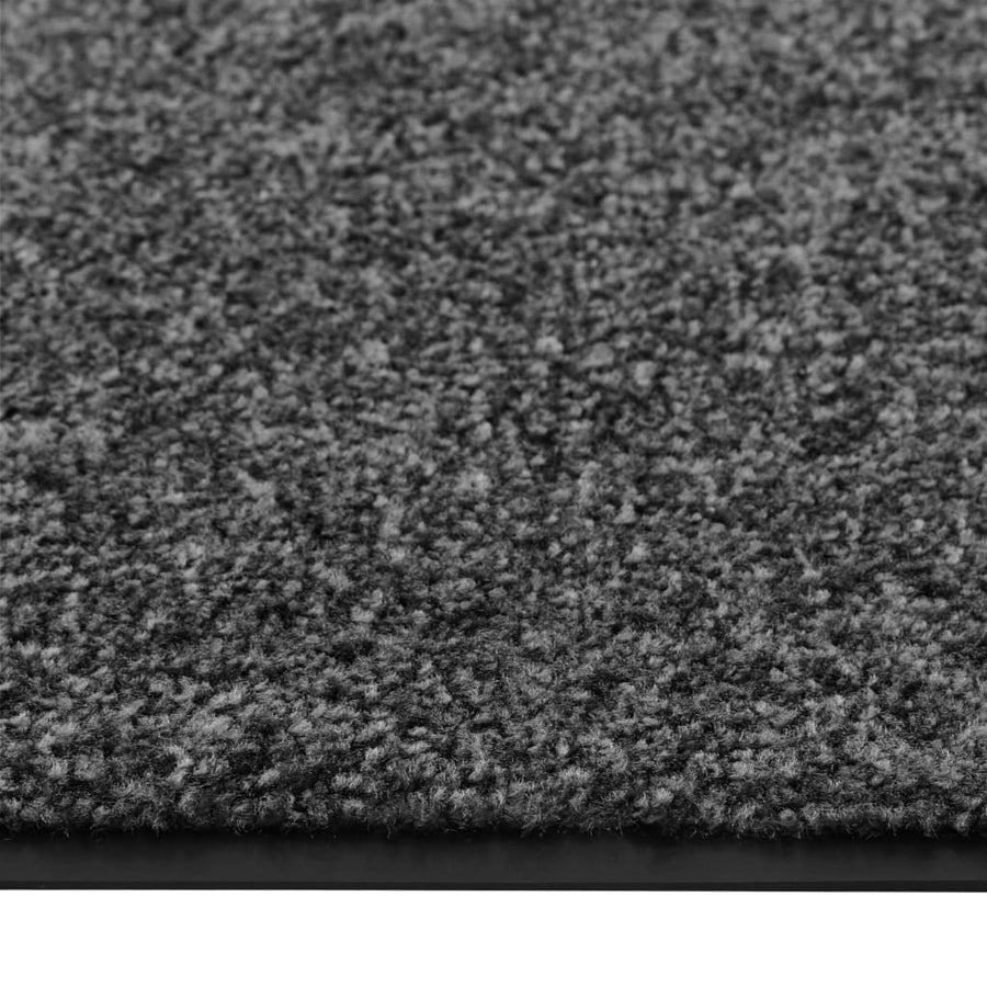 Deurmat wasbaar 60x90 cm antraciet 60 x 90 cm Antraciet