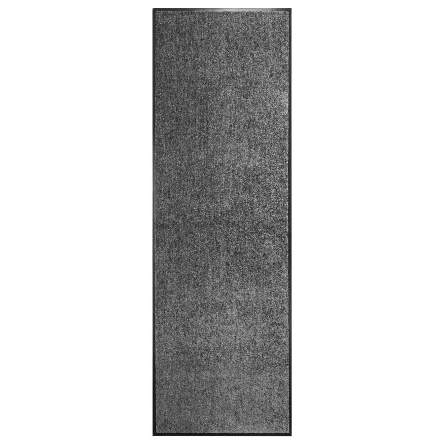 Deurmat Wasbaar 60X90 Cm Zwart