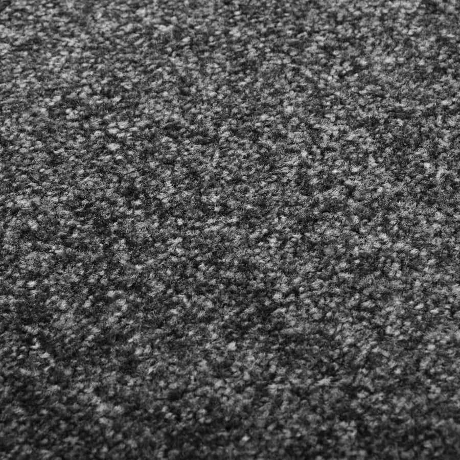 Deurmat Wasbaar 90 x 150 cm Antraciet