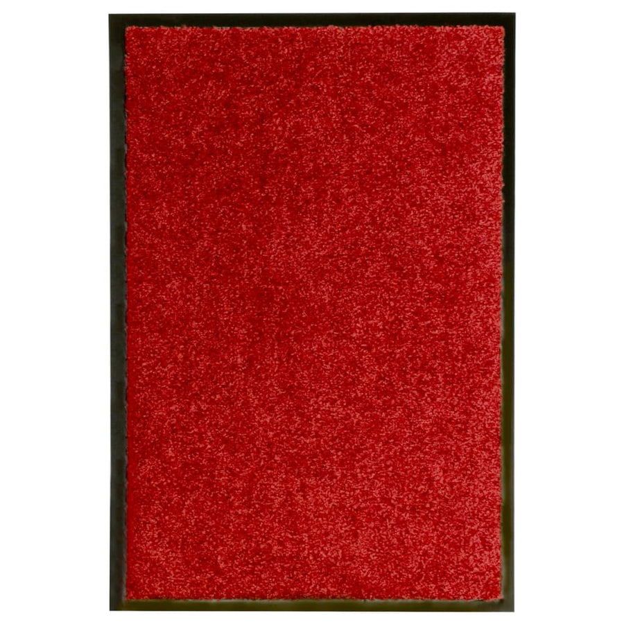 Deurmat Wasbaar 60X90 Cm Zwart