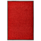 Deurmat 60x90 cm rood wasbaar