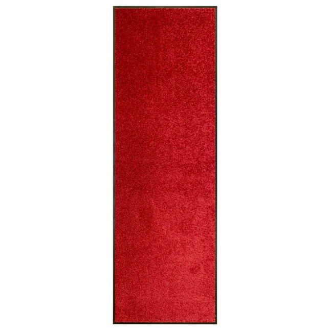 Deurmat wasbaar 60x180 cm rood 60 x 180 cm Rood