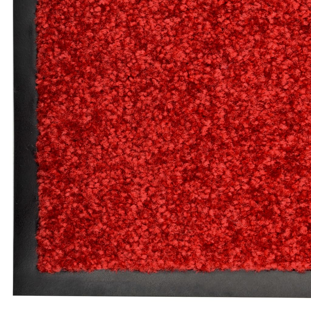 Deurmat Wasbaar 90 x 150 cm Rood
