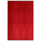 Washable doormat 120x180 cm red