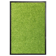 Washable doormat 40x60 cm green