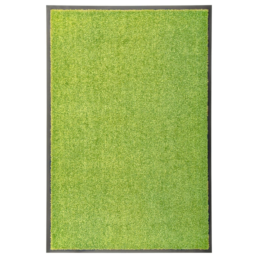 Deurmat wasbaar 60x90 cm groen 60 x 90 cm Groen