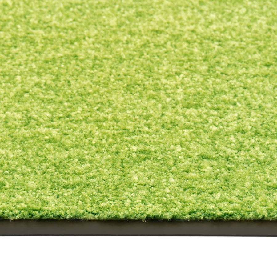 Deurmat wasbaar 60x90 cm groen 60 x 90 cm Groen
