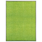 Washable doormat 90x120 cm green