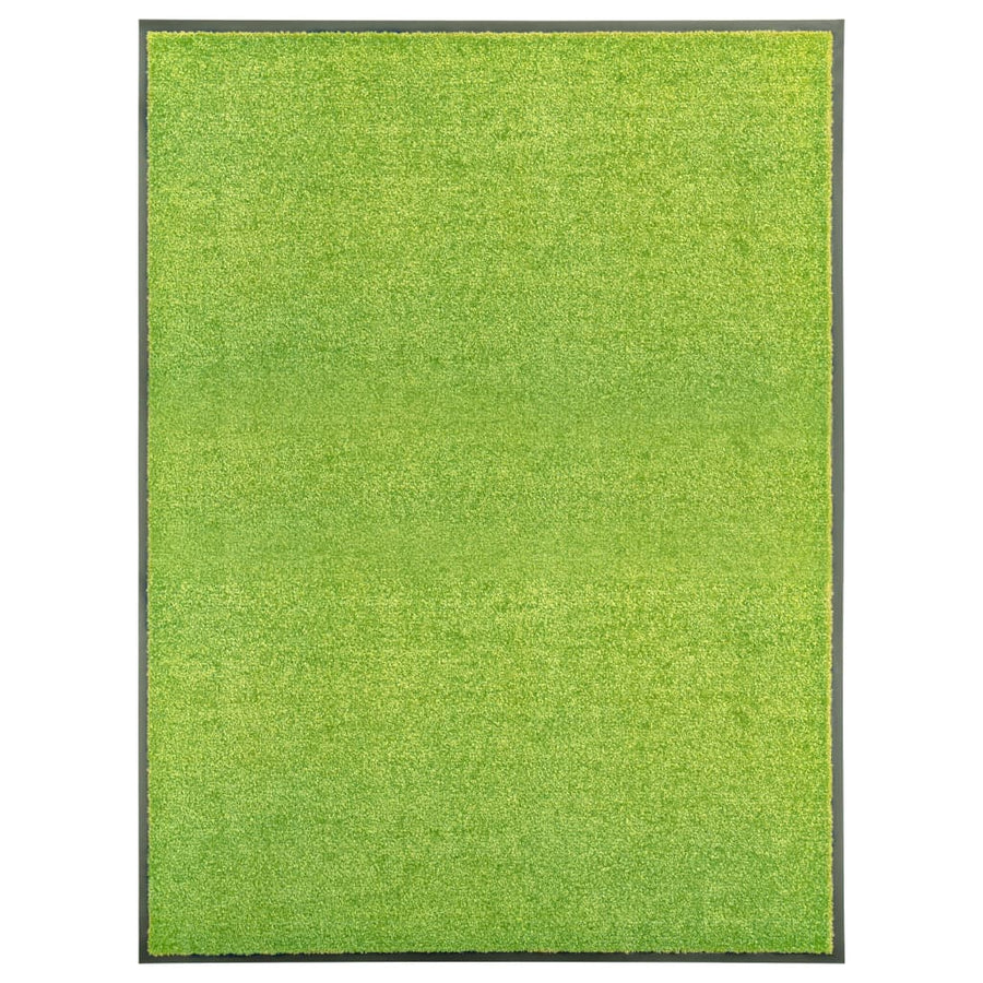 Deurmat wasbaar 90x120 cm groen 90 x 120 cm Groen