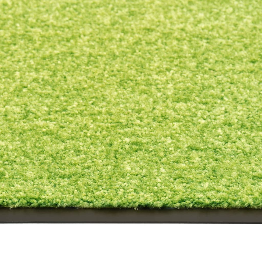 Deurmat wasbaar 90x120 cm groen 90 x 120 cm Groen