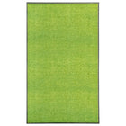 Washable doormat 90x150 cm green