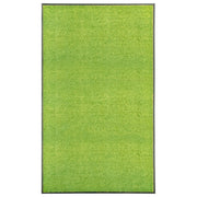 Washable doormat 90x150 cm green
