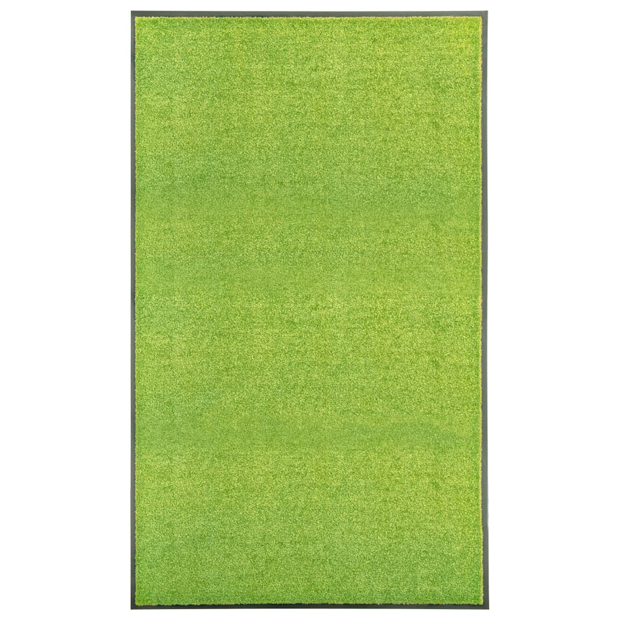 Deurmat wasbaar 90x150 cm groen 90 x 150 cm Groen