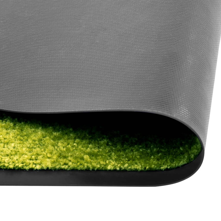 Deurmat wasbaar 90x150 cm groen 90 x 150 cm Groen