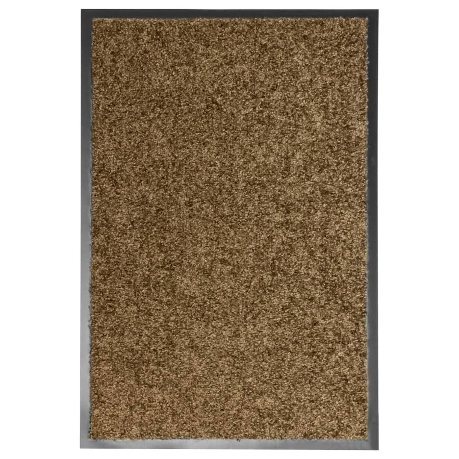 Deurmat wasbaar 40x60 cm bruin 40 x 60 cm Bruin