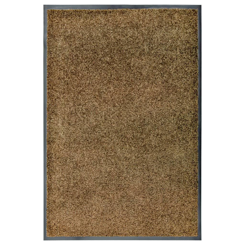 Deurmat Wasbaar 60 x 90 cm Bruin