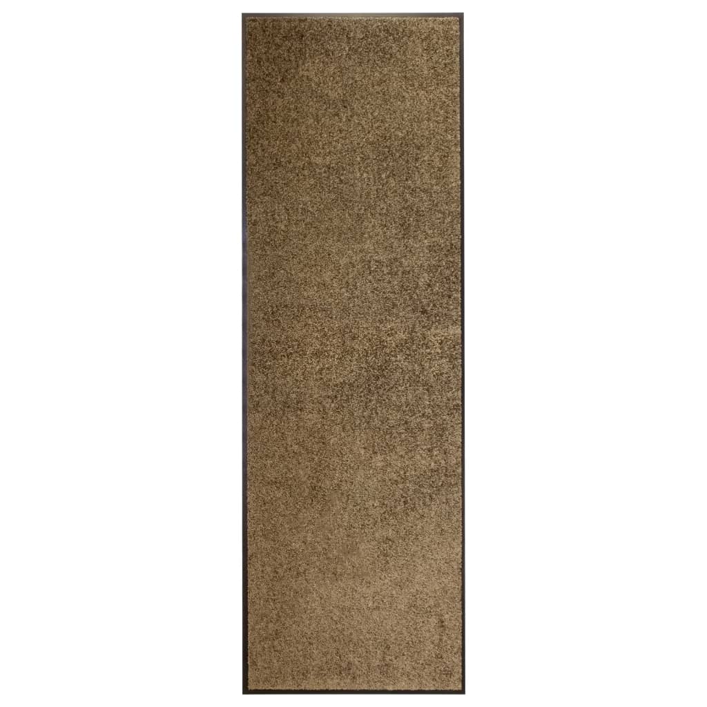 Deurmat Wasbaar 60 x 180 cm Bruin