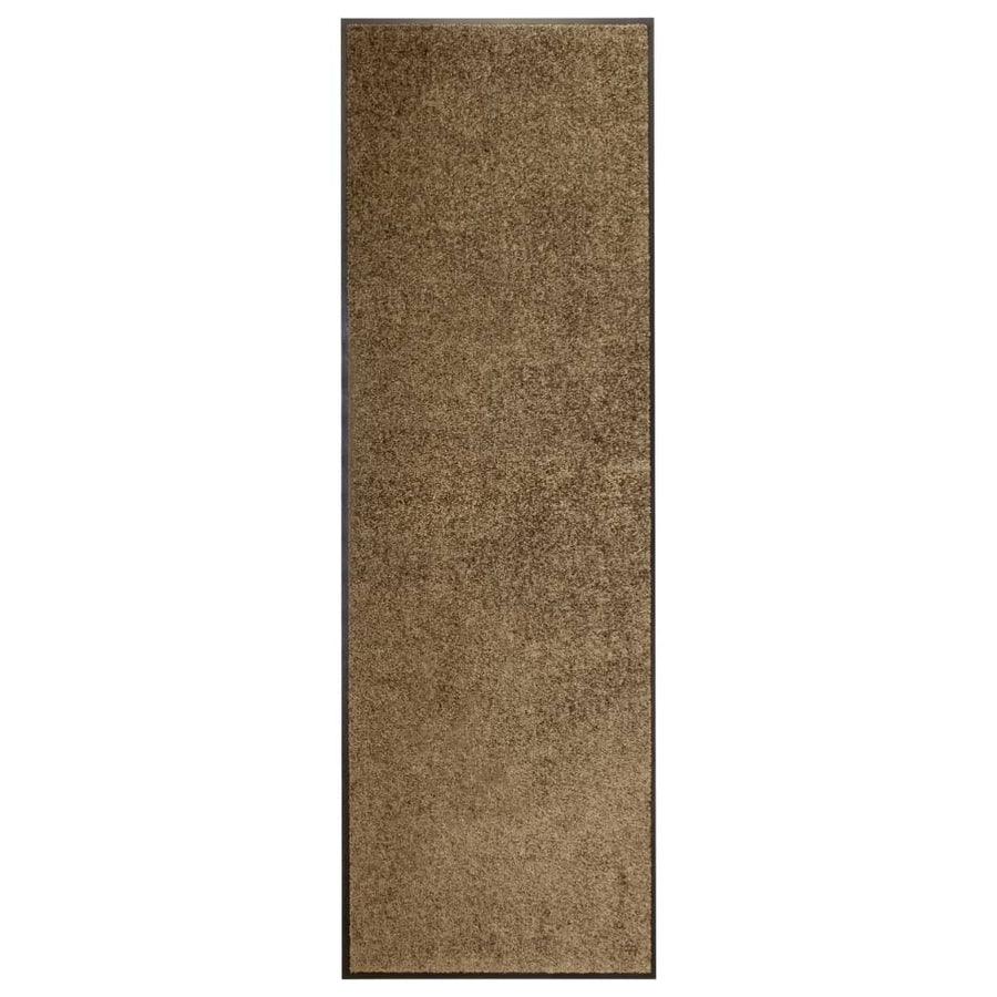 Deurmat Wasbaar 60 x 180 cm Bruin