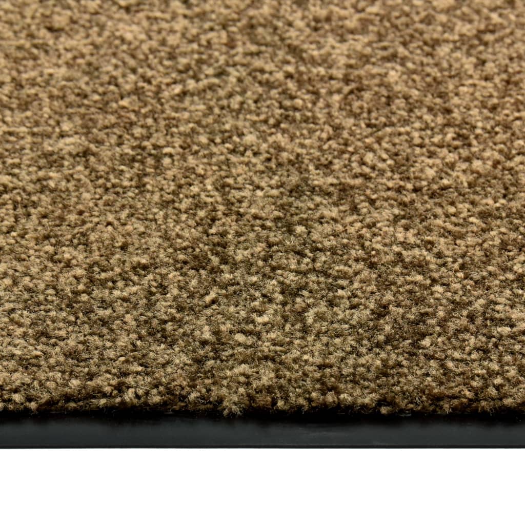 Deurmat Wasbaar 60 x 180 cm Bruin