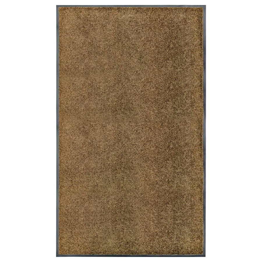 Deurmat wasbaar 90x150 cm bruin 90 x 150 cm Bruin