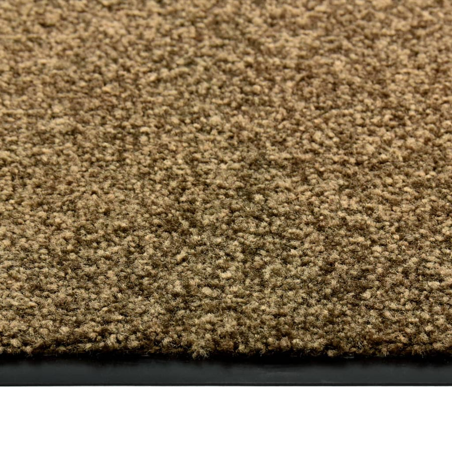 Deurmat wasbaar 90x150 cm bruin 90 x 150 cm Bruin