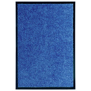 Washable doormat 40x60 cm blue
